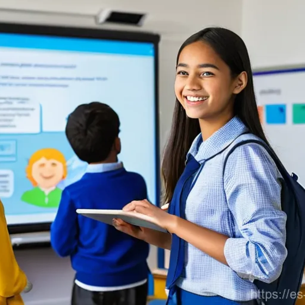 교사 연수 결과 보고서 작성법 - **Prompt 1: Innovative Classroom with AI Integration for Personalized Learning**
    "A modern, brig...